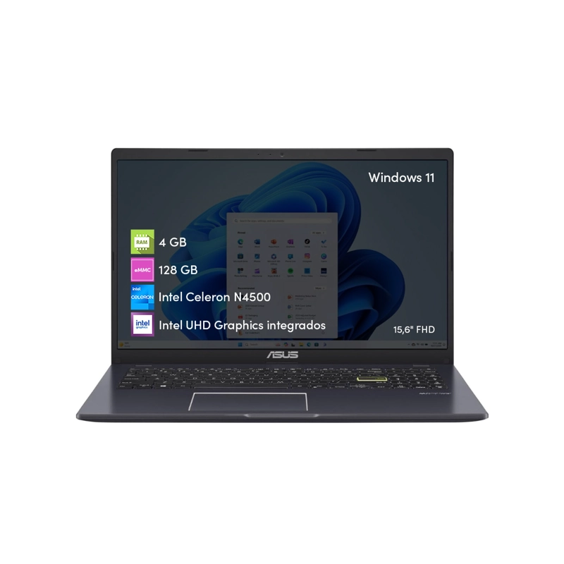 NOTEBOOK ASUS VIVOBOOK GO CELERON 4GB 128GB 15.6 FHD W11 - 1