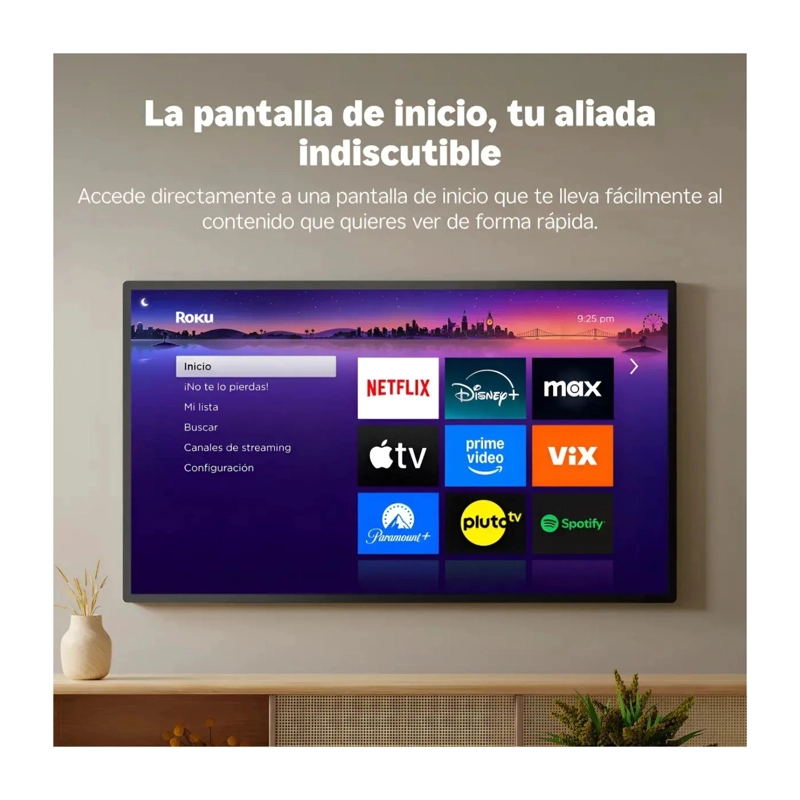DISPOSITIVO DE STREAMING ROKU 3840S2 STREAMER HD CONTROL VOZ NETFLIX DISNEY+ - 3