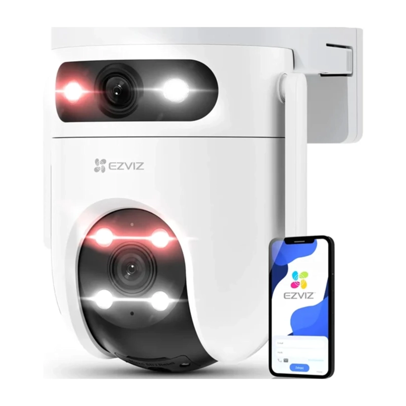 CAMARA DE SEGURIDAD PT EXTERIOR EZVIZ H9C DUAL 2K+ 2K WIFI PANORAMICA IA - 2