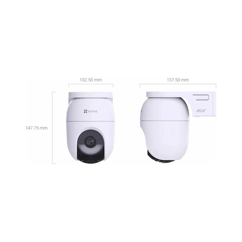 CAMARA DE SEGURIDAD PT EZBIZ CB8C 2K+ WIFI CON PANEL SOLAR IR 15M 5200MA IA - 3