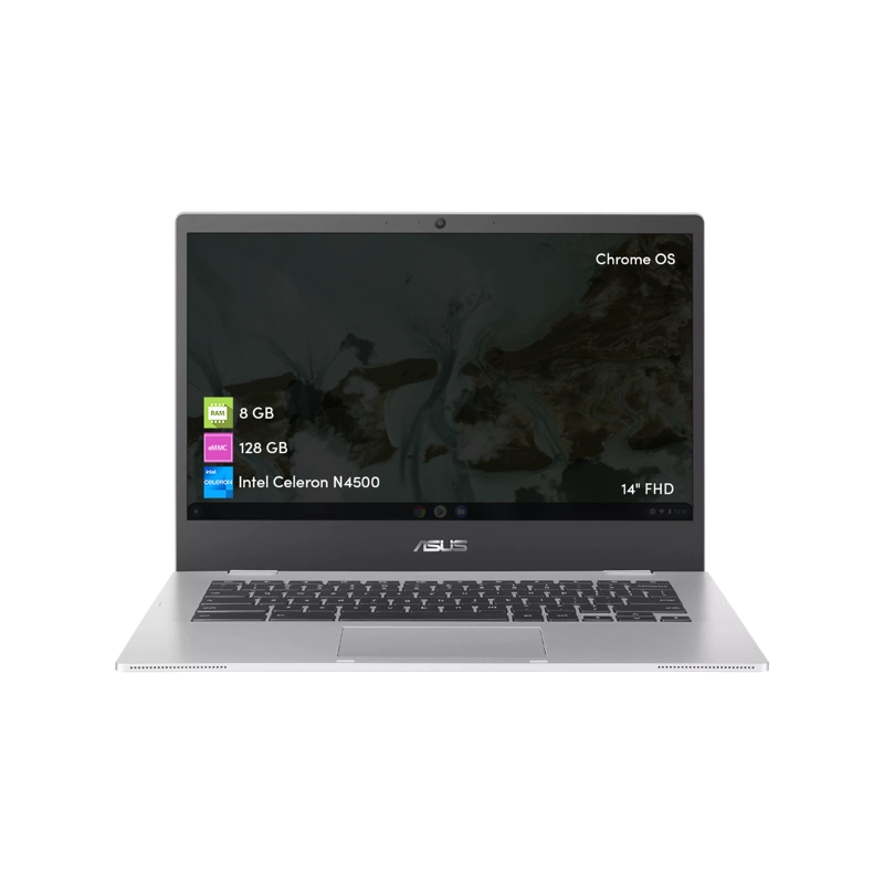 NOTEBOOK CHROMEBOOK ASUS CELERON N4500 8GB 128GB 14' FHD CHROME OS - 1