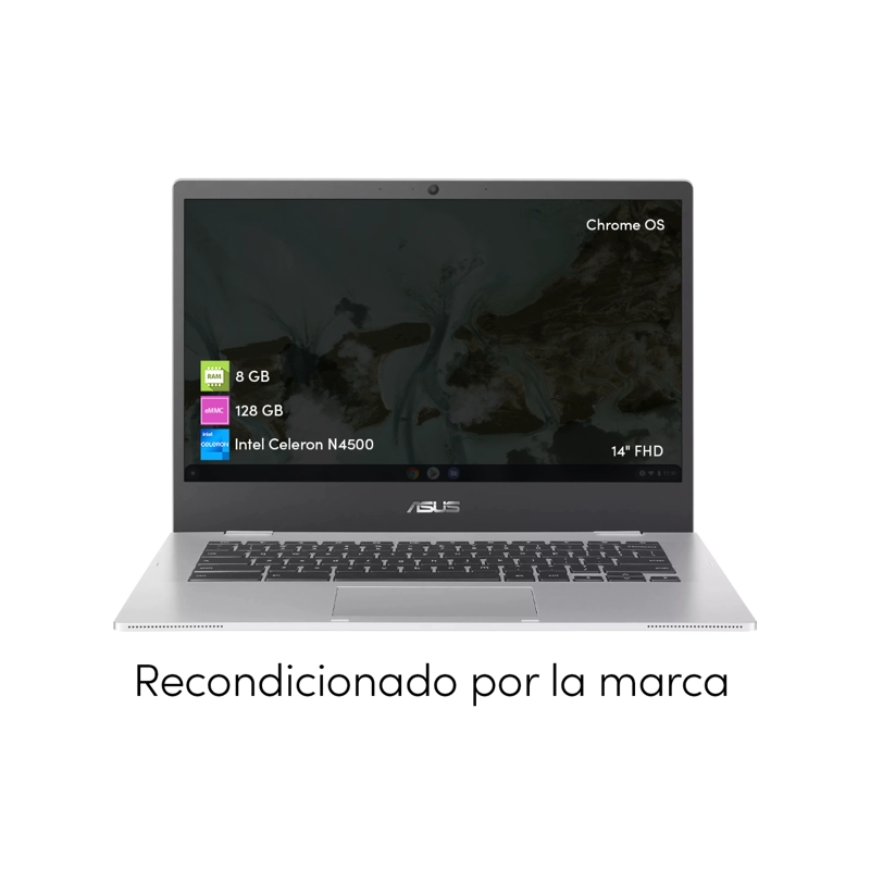 NOTEBOOK CHROMEBOOK ASUS CELERON N4500 8GB 128GB 14' FHD CHROME OS - 2