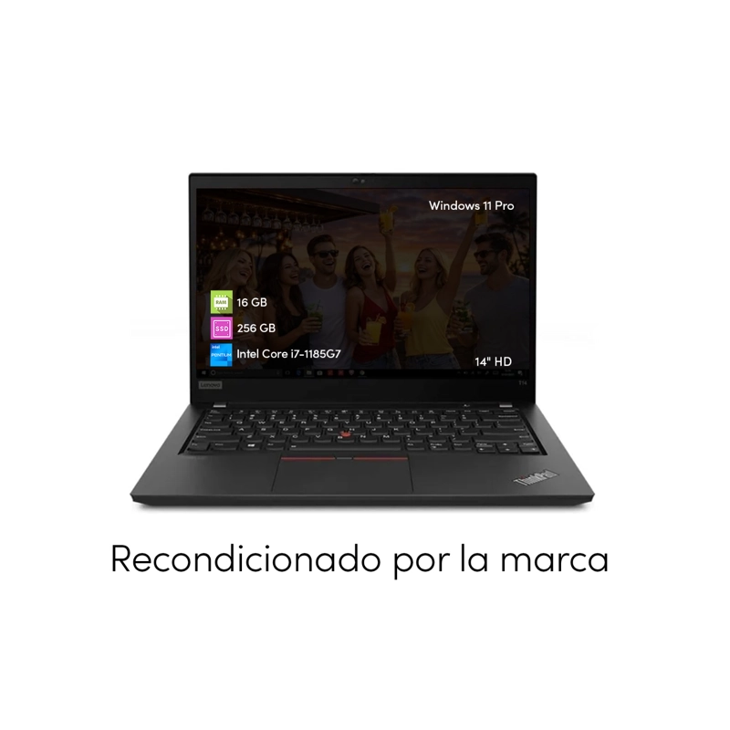 NOTEBOOK LENOVO THINKPAD CORE I7 16GB 256GB SSD 14' FHD W11PRO - 2