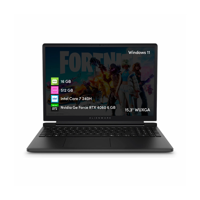 NOTEBOOK GAMER DELL ALIENWARE 15 CORE 7 16GB 512GB SSD RTX4050 15.6' 165HZ WIN11 - 1