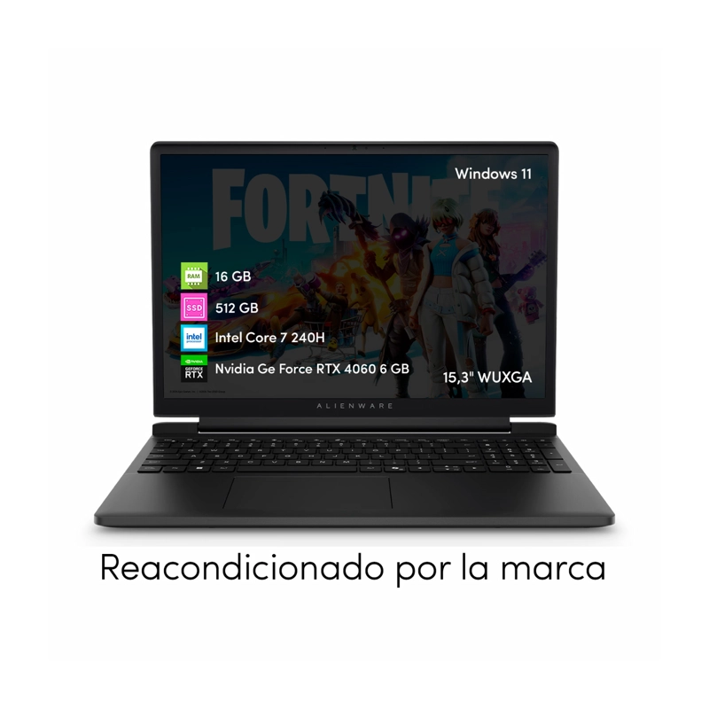 NOTEBOOK GAMER DELL ALIENWARE 15 CORE 7 16GB 512GB SSD RTX4050 15.6' 165HZ WIN11 - 2