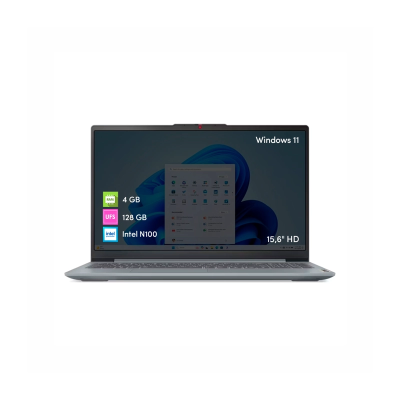 NOTEBOOK LENOVO SLIM INTEL N100 4GB 128GB 15.6' FHD WIN11 - 1