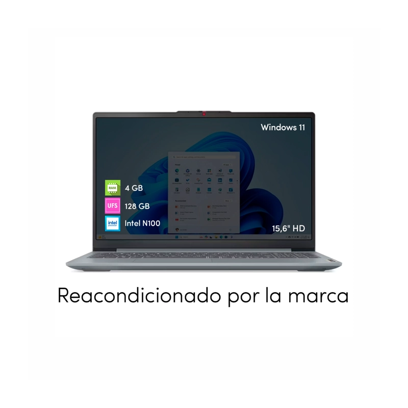 NOTEBOOK LENOVO SLIM INTEL N100 4GB 128GB 15.6' FHD WIN11 - 2