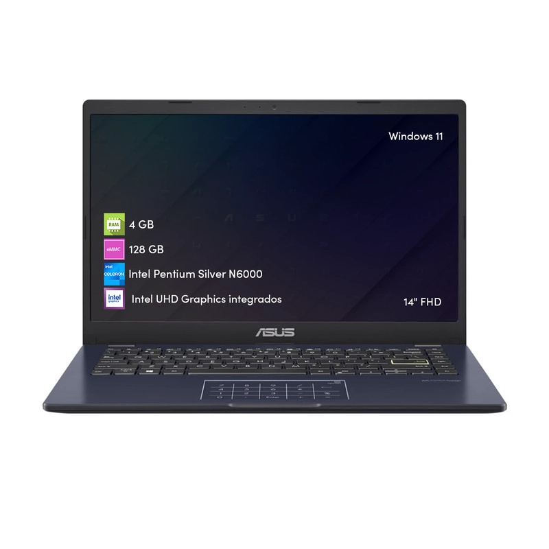 NOTEBOOK ASUS L410 CELERON 4GB 128GB 14 FHD WIN11 - 1