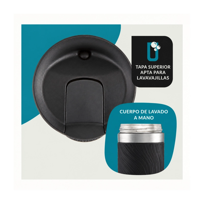 VASO TERMICO CONTIGO HURON 473ML FRIO Y CALIENTE ROSADO - 3