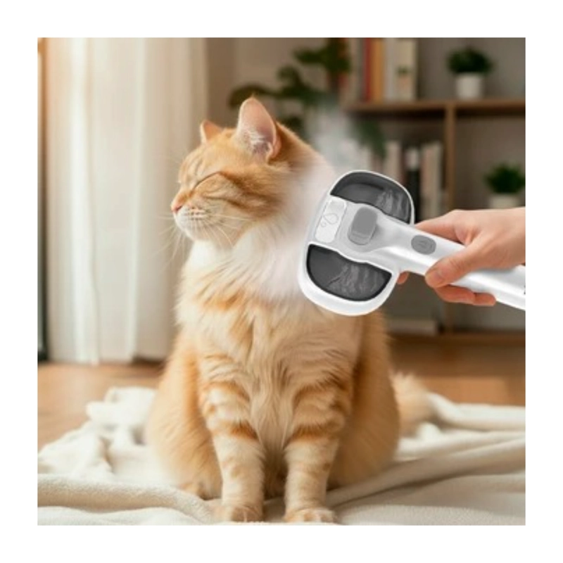CEPILLO VAPORIZADOR MASCOTAS THORBEN USB PET STEAM BRUSH - 6