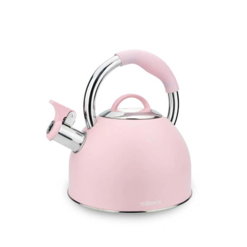TETERA THORBEN TEA TIME 2.5L ACERO INOXIDABLE SILBADORA ROSA - 1