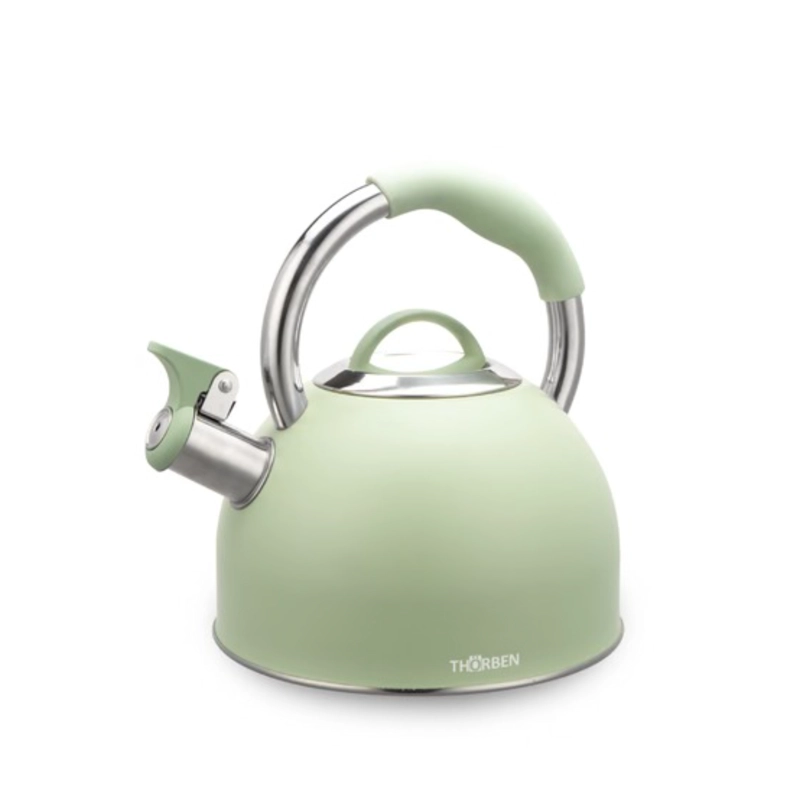 TETERA THORBEN TEA TIME 2.5L ACERO INOXIDABLE SILBADORA VERDE - 1