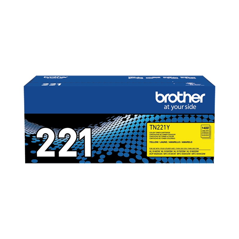 CARTUCHO BROTHER TÓNER TN221Y 1.400 PÁG. AMARILLO - 1