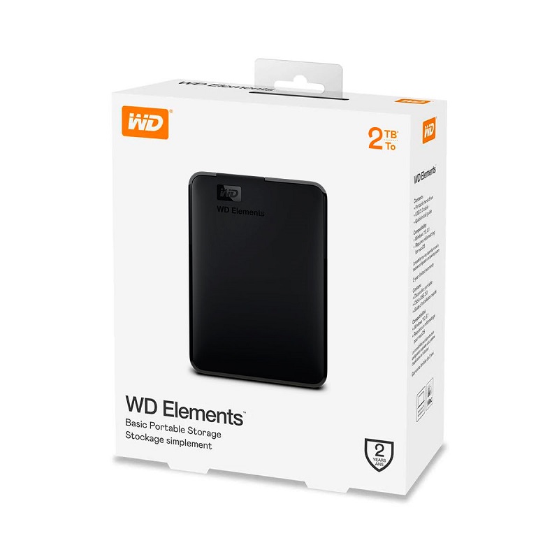 DISCO DURO WESTERN DIGITAL EXTERNO ELEMENTS 2TB,USB 3.0 2.5' NEGRO - 2