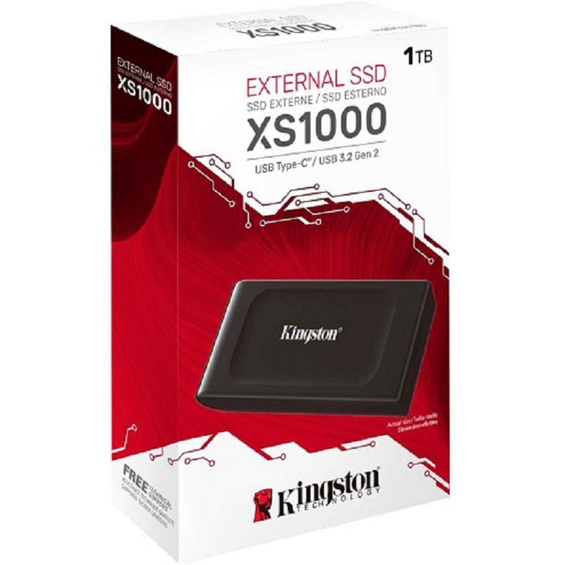 DISCO SSD KINGSTON EXTERNO XS1000 1TB USB 3.2 NEGRO - 2