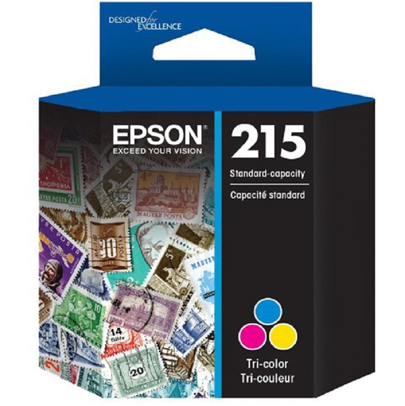 CARTUCHO EPSON TINTA 215 PÁG. 200 TRI-COLOR T215520-AL - 1