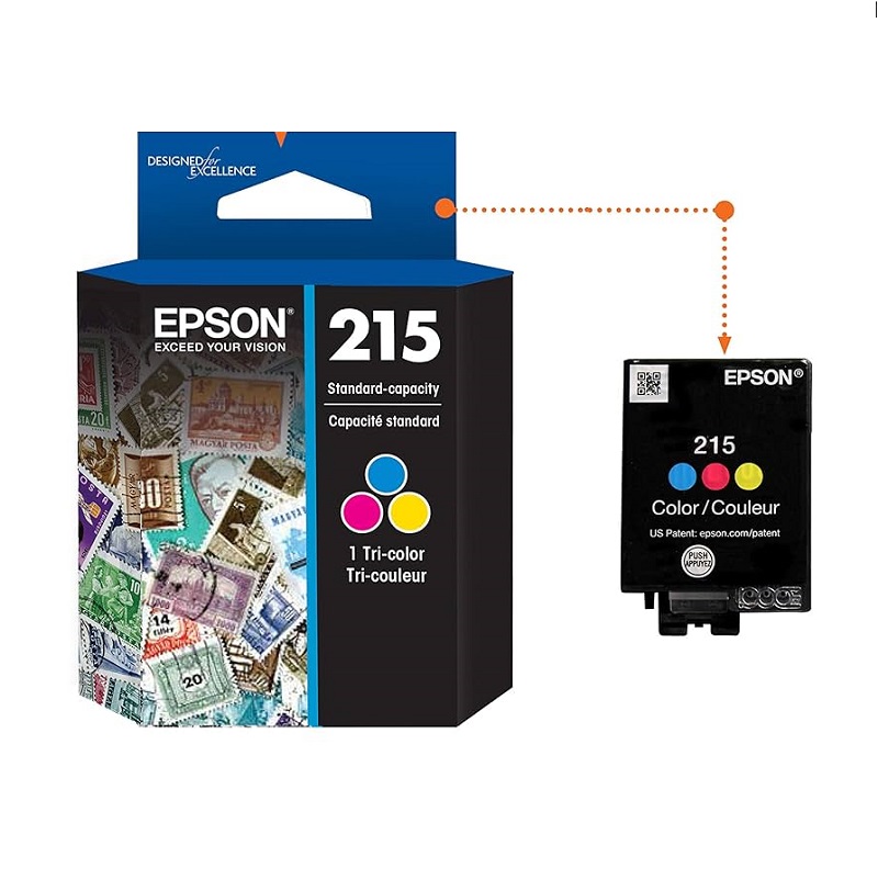 CARTUCHO EPSON TINTA 215 PÁG. 200 TRI-COLOR T215520-AL - 2