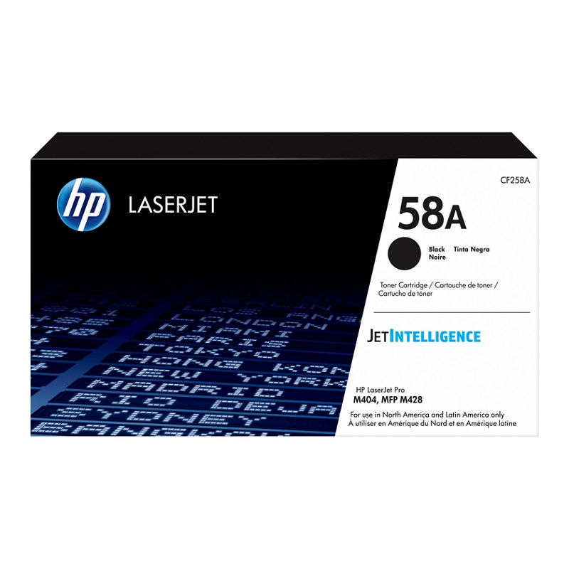 CARTUCHO HP TÓNER 58A PÁG. 3.000 NEGRO CF258A - 1