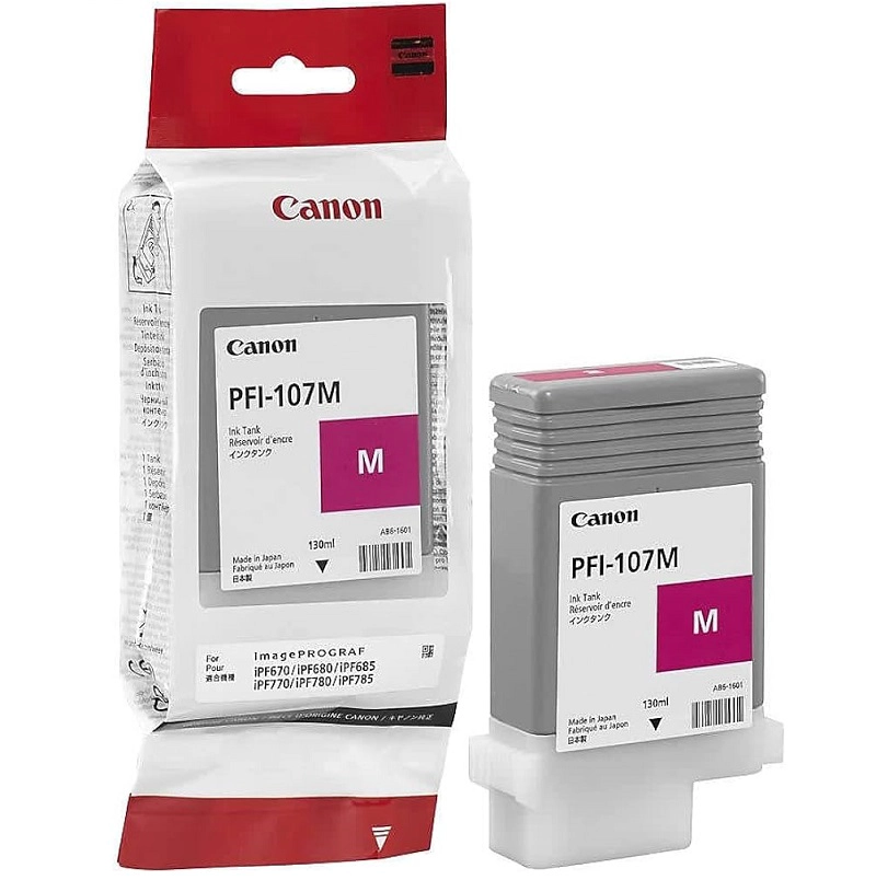 CARTUCHO DE TINTA CANON PFI-107M 130ML MAGENTA 6707B001 - 1