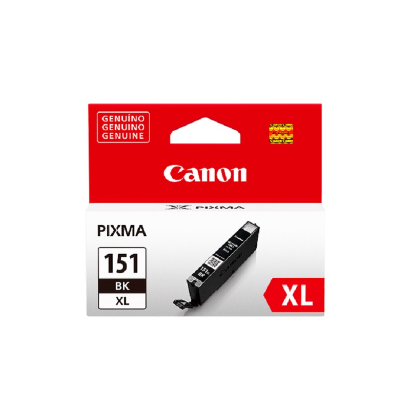 CARTUCHO CANON TINTA CLI-151BK XL PÁG. 5530 NEGRO 6477B001 - 1