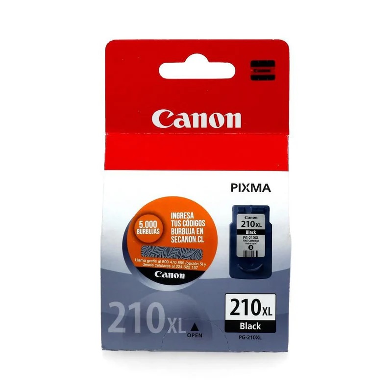 CARTUCHO CANON TINTA PG-210XL PÁG. 400 15ML NEGRO 2973B017 - 1