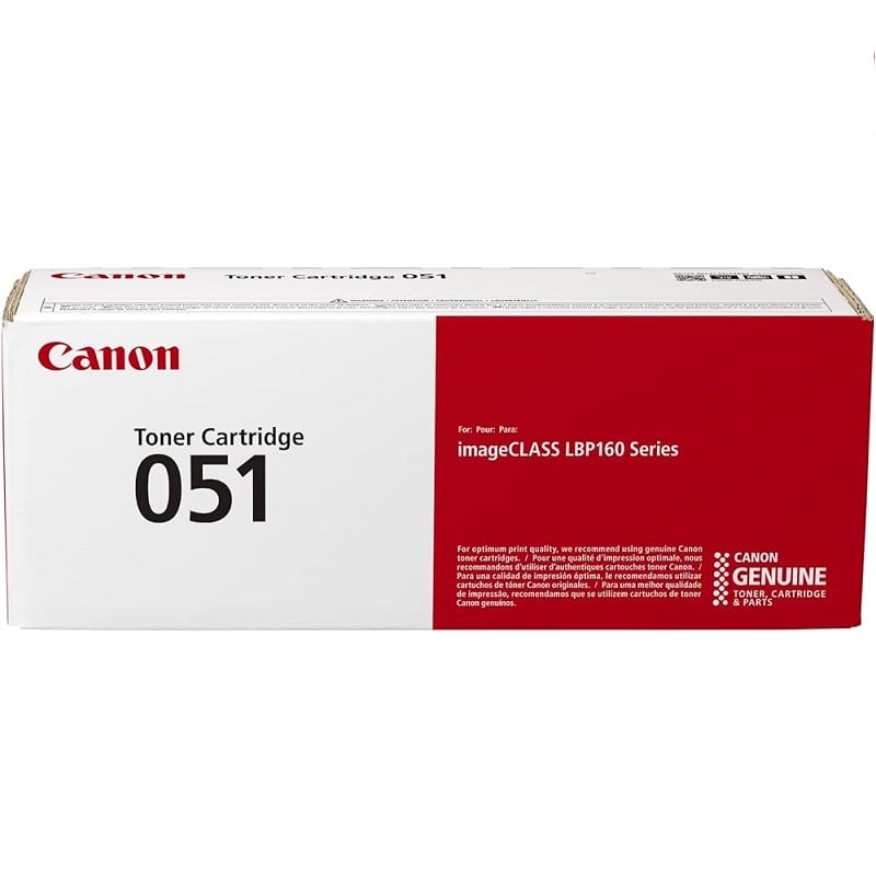 CARTUCHO DE TONER CANON 051 PAG. 1.700 NEGRO 2168C001 - 1