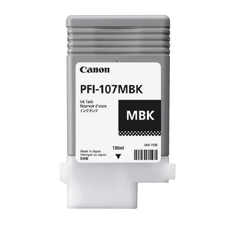 CARTUCHO DE TINTA CANON PFI-107MBK 130ML NEGO MATE 6704B001 - 2