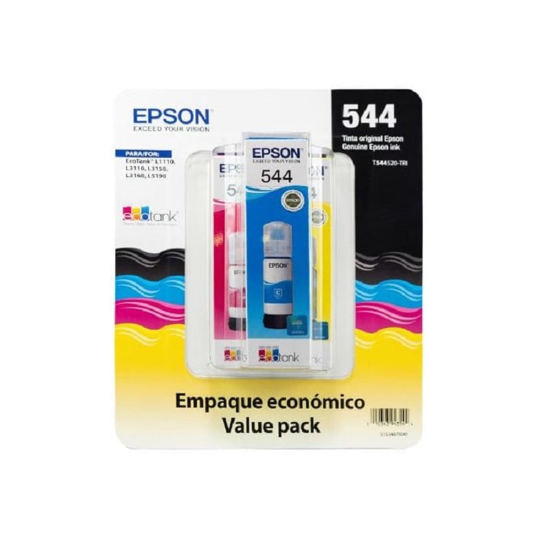 BOTELLA TINTA EPSON T544 65ML MULTIPACK 3 C13T544520-3P - 2