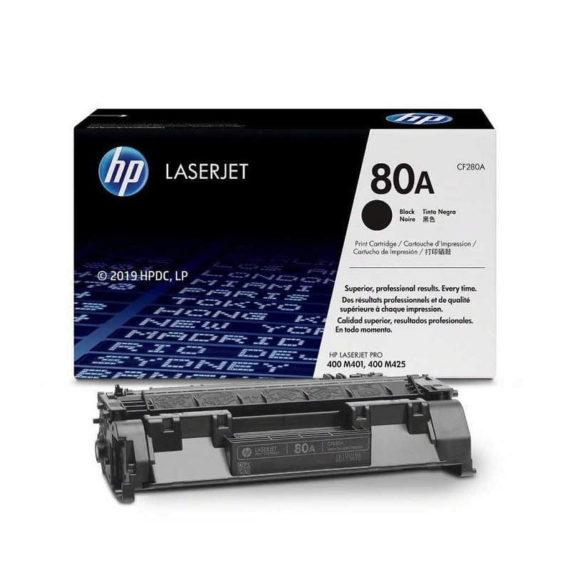 CARTUCHO HP TÓNER 80A PÁG. 2.560 NEGRO CF280A - 2