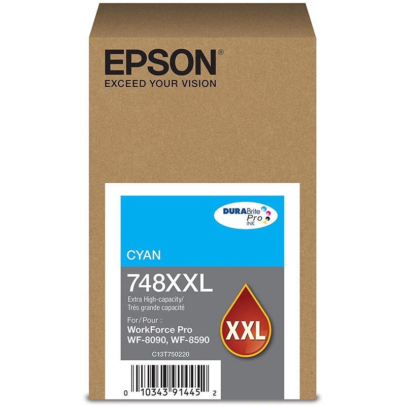 CARTUCHO EPSON TINTA 748XXLPÁG. 7.000 CYAN T748XXL220-AL - 2