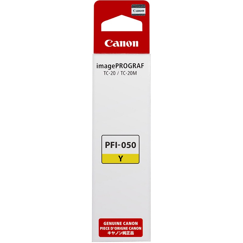 BOTELLA TINTA CANON PFI-050 70ML PÁG. 70 AMARILLO 5701C001 - 1
