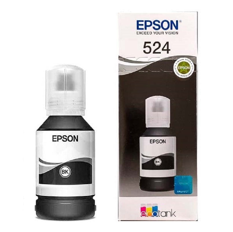 BOTELLA TINTA EPSON T524 30,68ML PÁG. 7.500 NEGRO T524120-AL - 1