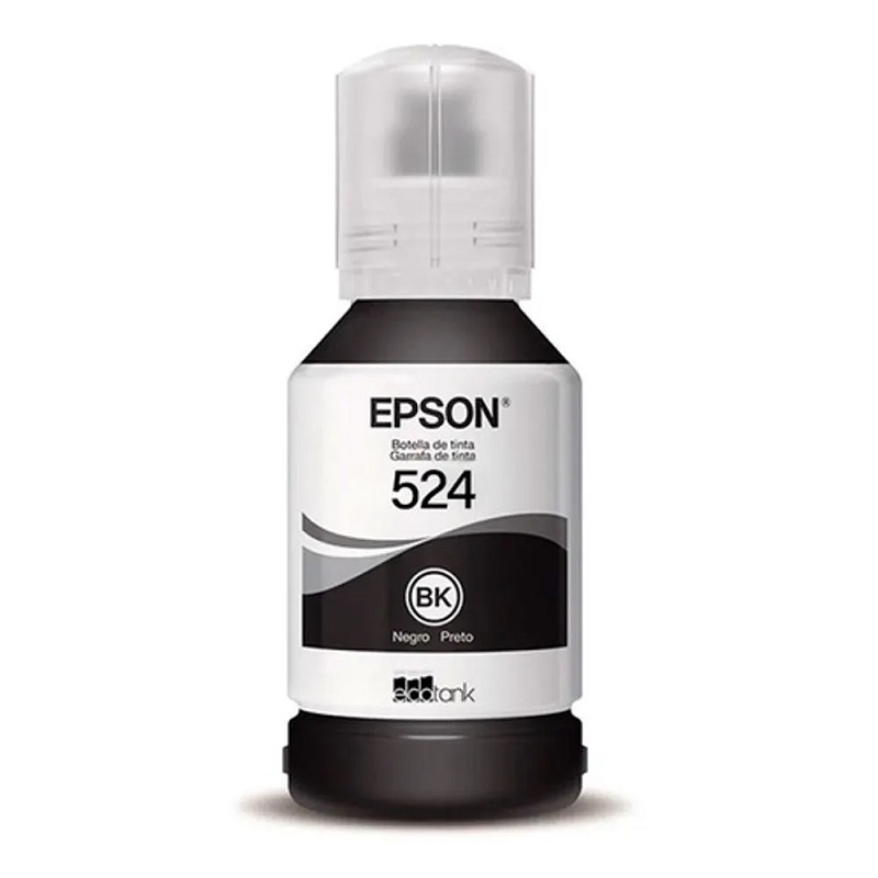 BOTELLA TINTA EPSON T524 30,68ML PÁG. 7.500 NEGRO T524120-AL - 2