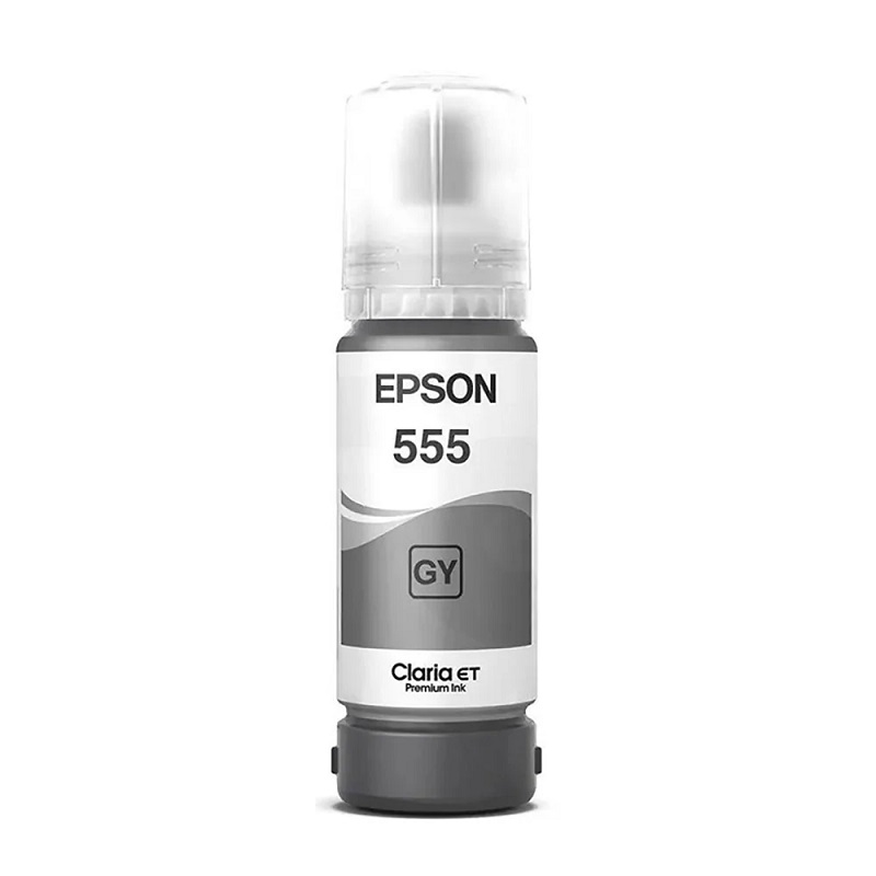 BOTELLA TINTA EPSON T555 70ML PÁG. 6.200 GRIS T555520-AL - 2