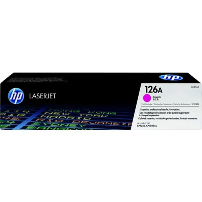 CARTUCHO HP TÓNER 126A PÁG. 1.000 MAGENTA CE313A - 1