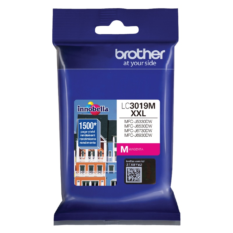 CARTUCHO BROTHER TINTA LC3019M XXL 1.500 PAG. MAGENTA