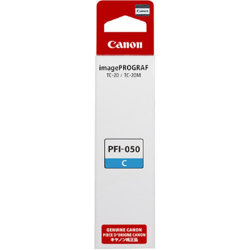 BOTELLA TINTA CANON PFI-050 70ML PÁG. 70 CYAN 5699C001 - 1