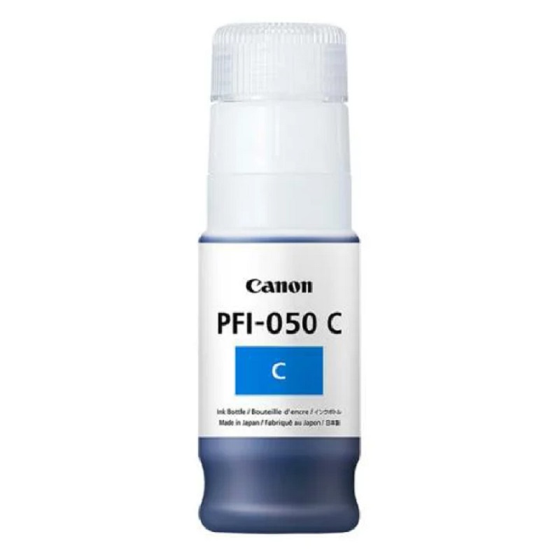 BOTELLA TINTA CANON PFI-050 70ML PÁG. 70 CYAN 5699C001 - 2