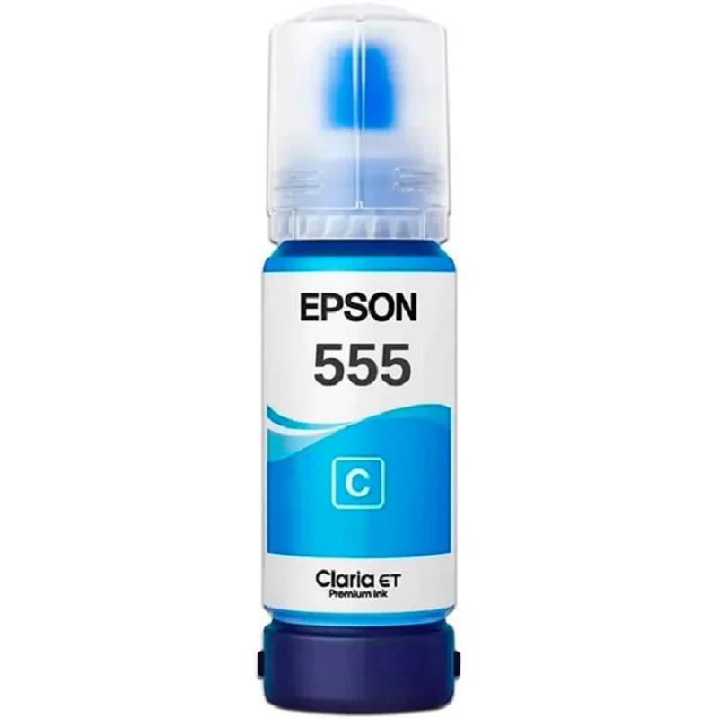 BOTELLA TINTA EPSON T555 70ML PÁG. 6.200 CYAN T555220-AL - 2