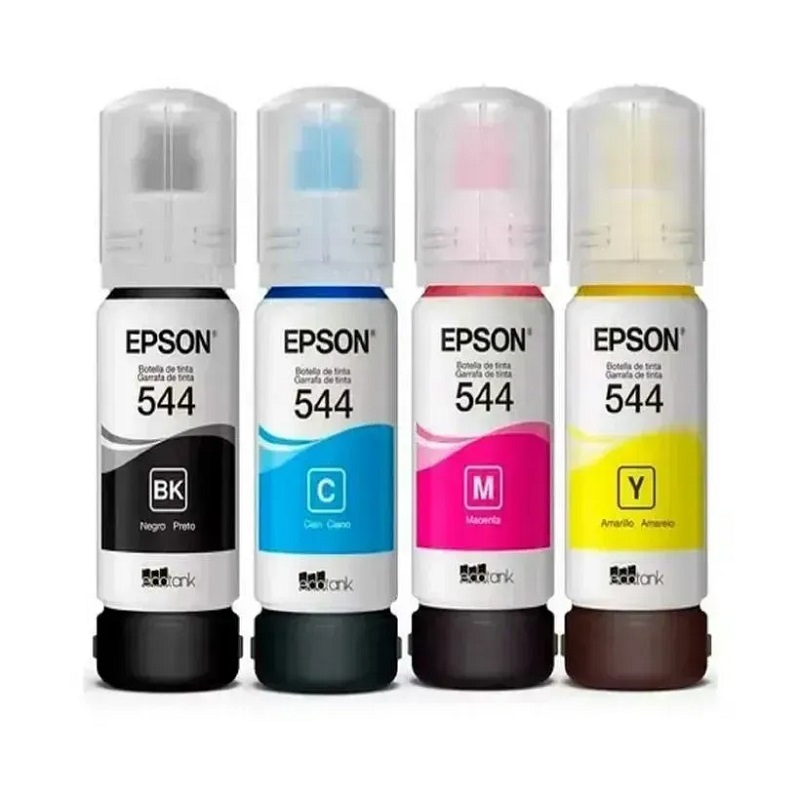 BOTELLA TINTA EPSON T544 65ML PÁG. 4.500 C-M-A-N T544520-4P - 2