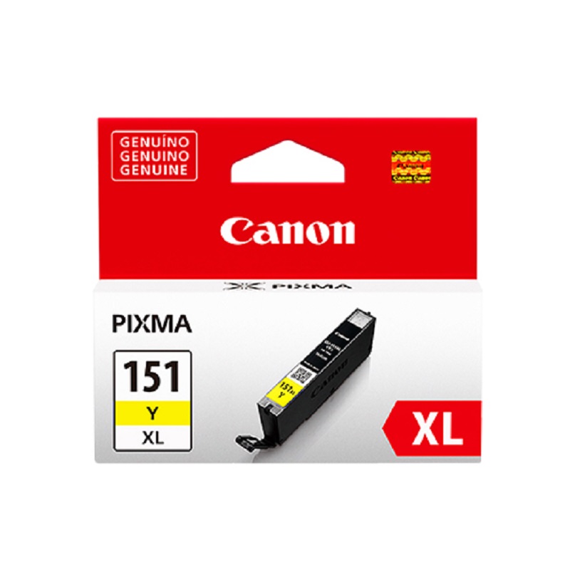CARTUCHO CANON TINTA CLI-151 XL 11ML PÁG. 344 AMARILLO 6480B001 - 1