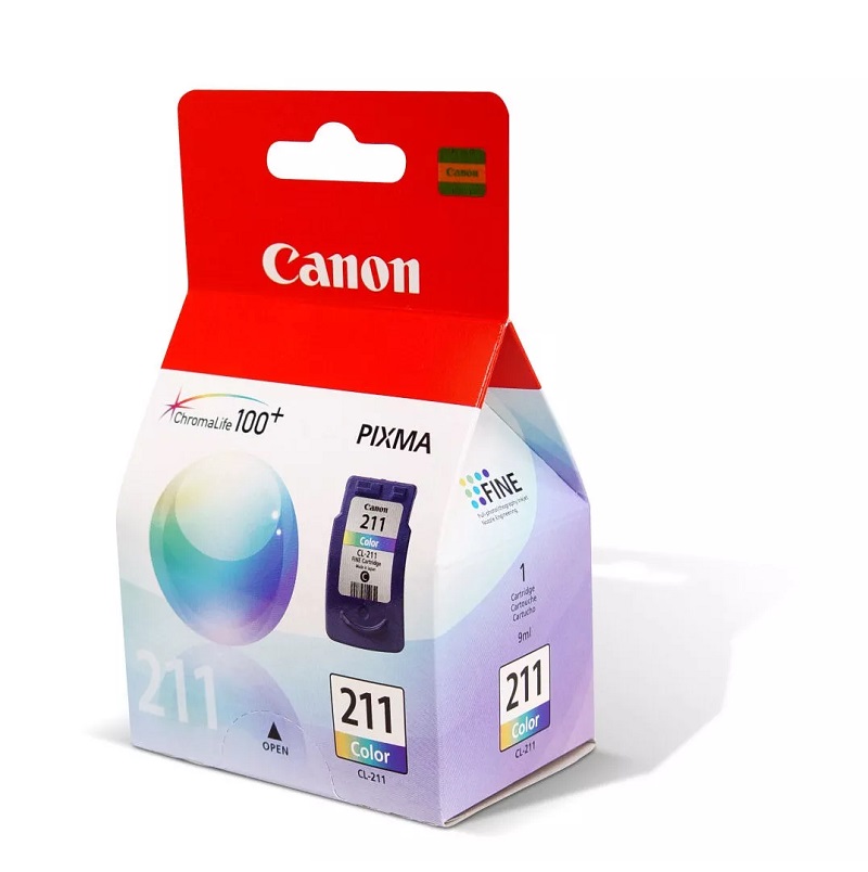 CARTUCHO CANON TINTA CL-211 PÁG. 255 9ML COLOR 2976B017 - 1