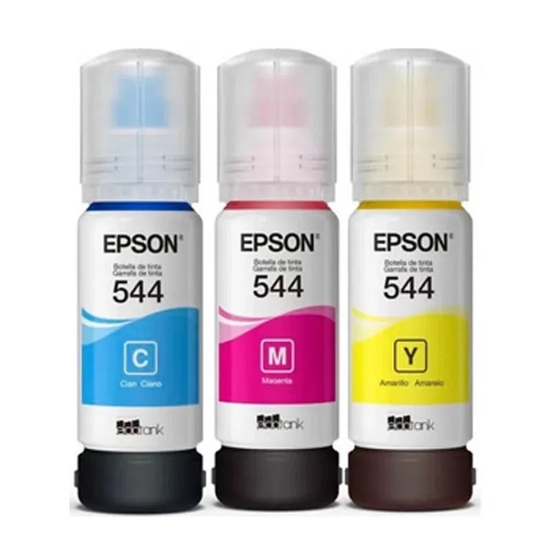 BOTELLA TINTA EPSON T544 65ML PÁG. 4.500 C-M-A T544520-3P - 2