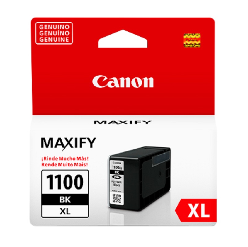 CARTUCHO CANON TINTA PGI-1100XL 34,7ML PÁG 1.200 NEGRO 9187B001 - 1