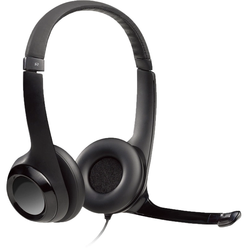 AUDÍFONOS LOGITECH H390 USB NEGRO MICRÓFONO CABLE 1.9M - 1