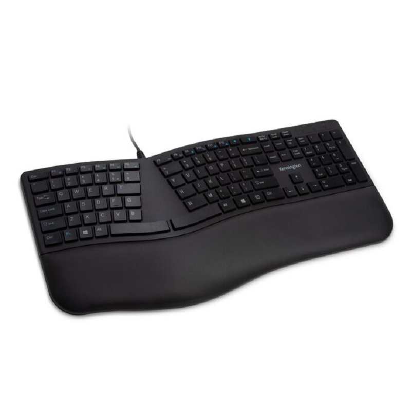 TECLADO KENSINGTON K75400ES PRO FIT ALAMBRICO ERGONOMICO USB2.0 NEGRO - 1