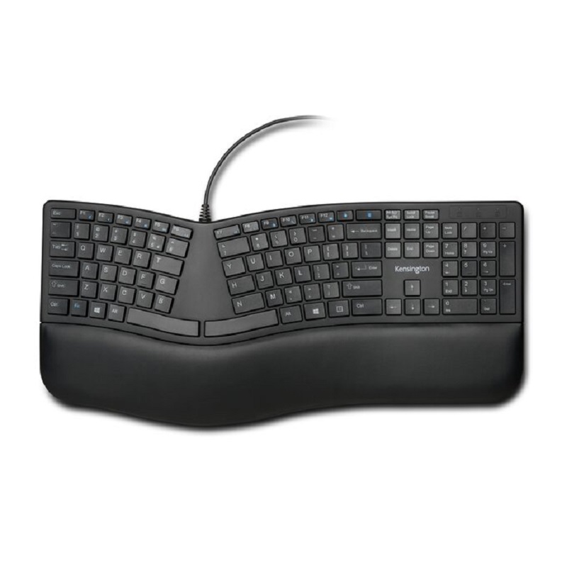 TECLADO KENSINGTON K75400ES PRO FIT ALAMBRICO ERGONOMICO USB2.0 NEGRO - 2