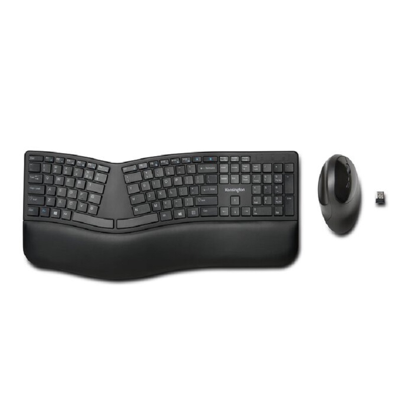 TECLADO Y MOUSE KENSINGTON PRO FIT ERGO INALAMBRICO BLUETOOTH NEGRO - 1