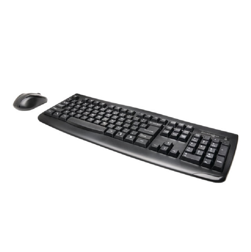 TECLADO Y MOUSE KENSINGTON PRO FIT INALÁMBRICO ANTIDERRAME NEGRO - 2