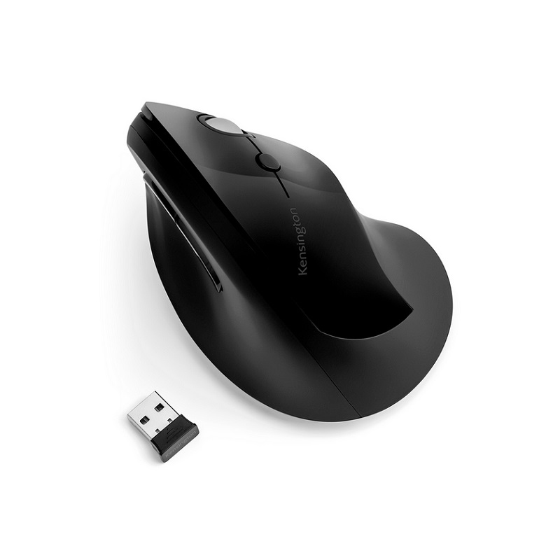 MOUSE KENSINGTON K75501WW PRO FIT ERGO VERTICAL INALMBRICO 6 BOTONES NEGRO - 2